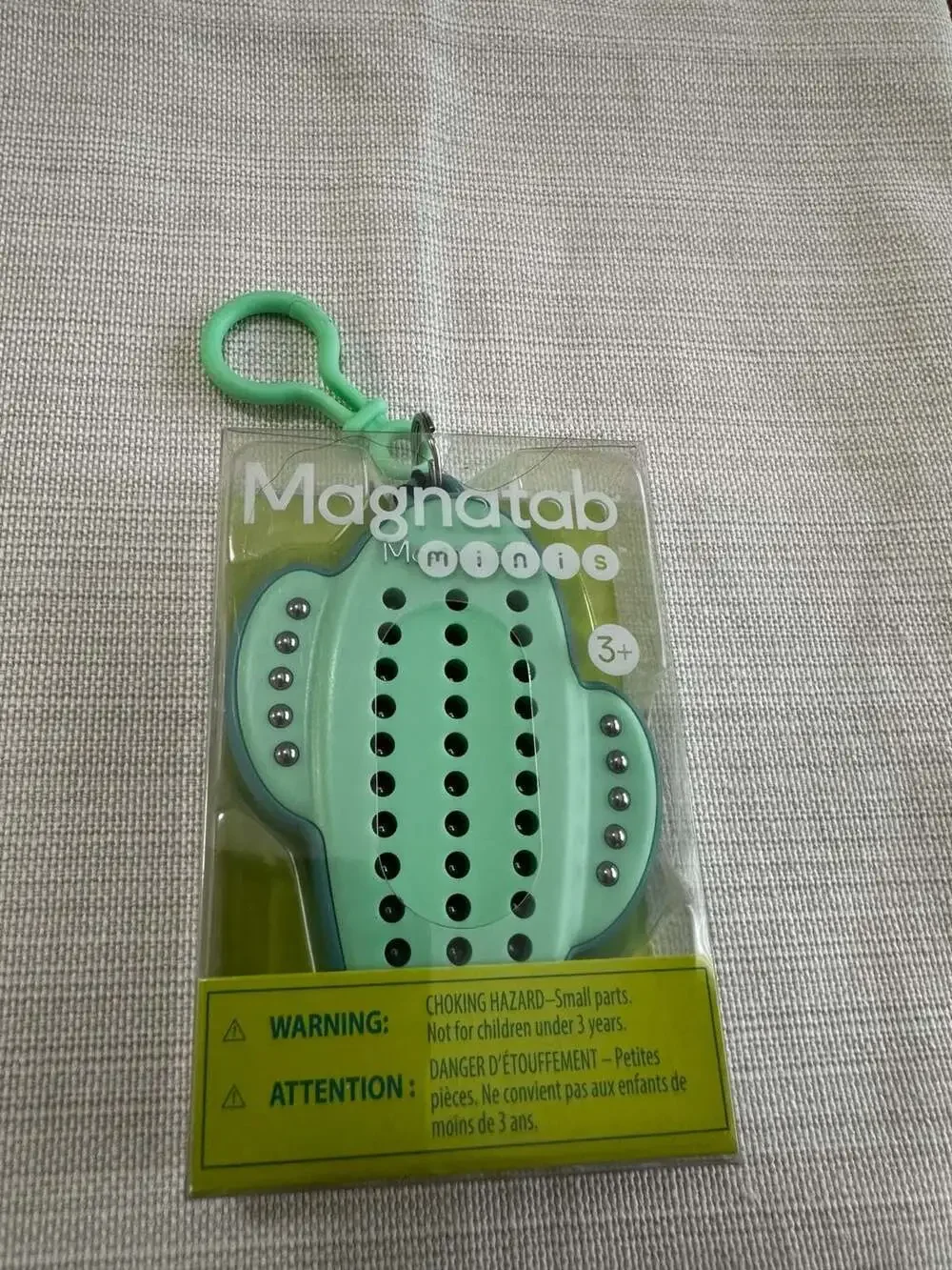 PlayMonster Magnatab Minis Cactus Magnetic Fidget Keychain
